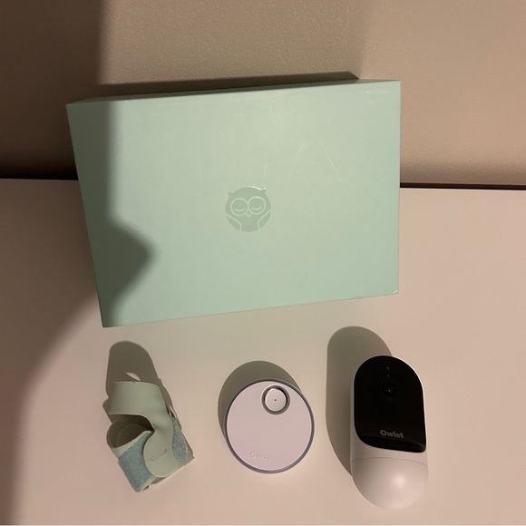 Owlet Mint and White Baby Monitor Set - Picture 1 of 2
